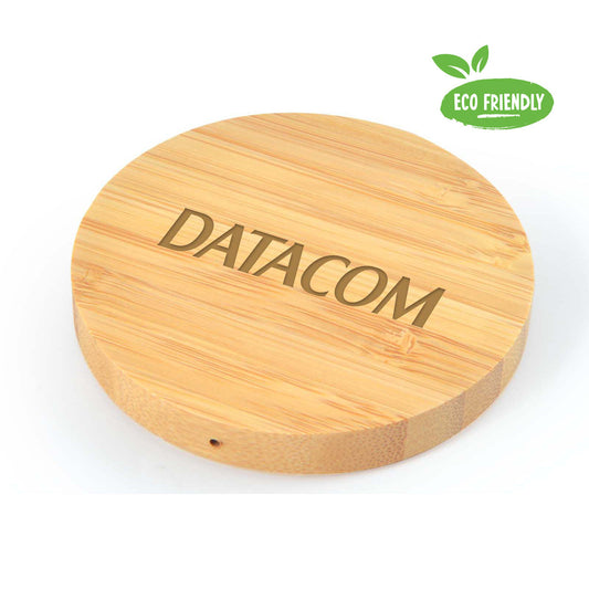 Datacom Arc Round Bamboo Wireless Charger