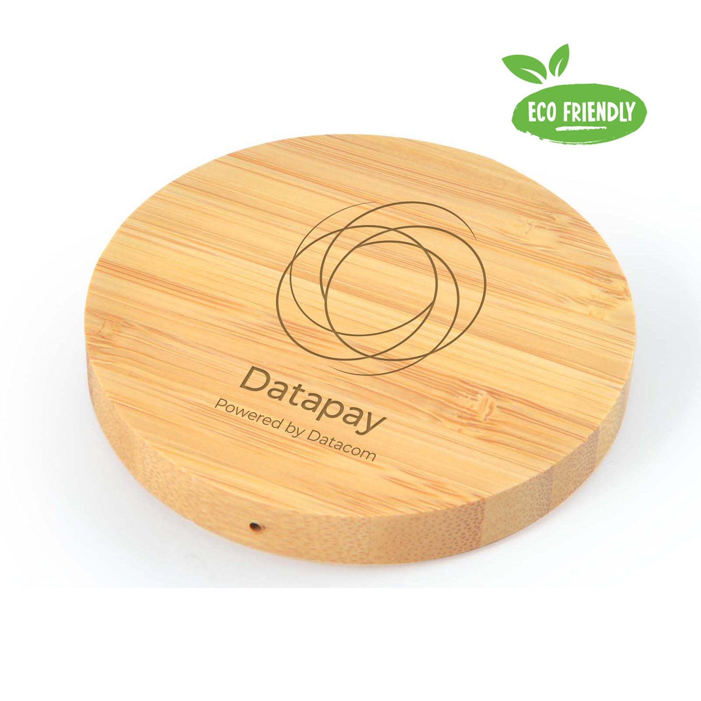 Datacom Arc Round Bamboo Wireless Charger