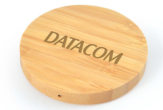 Datacom Arc Round Bamboo Wireless Charger