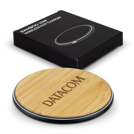 Datacom Bamboo 15W Wireless Fast Charger